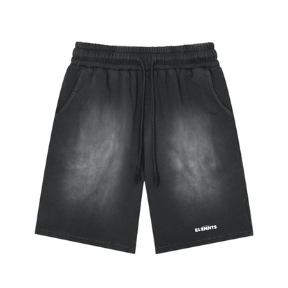 ESSNTIAL ELEMNTS Unisex 360G Faded Wash Street Shorts - Essntial Elemnts