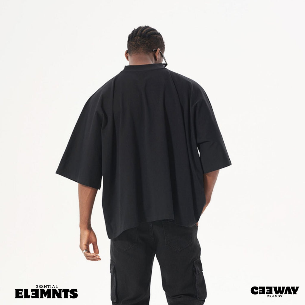 ESSNTIAL ELEMNTS Unisex Oversize One-Piece Pattern Tee - Essntial Elemnts