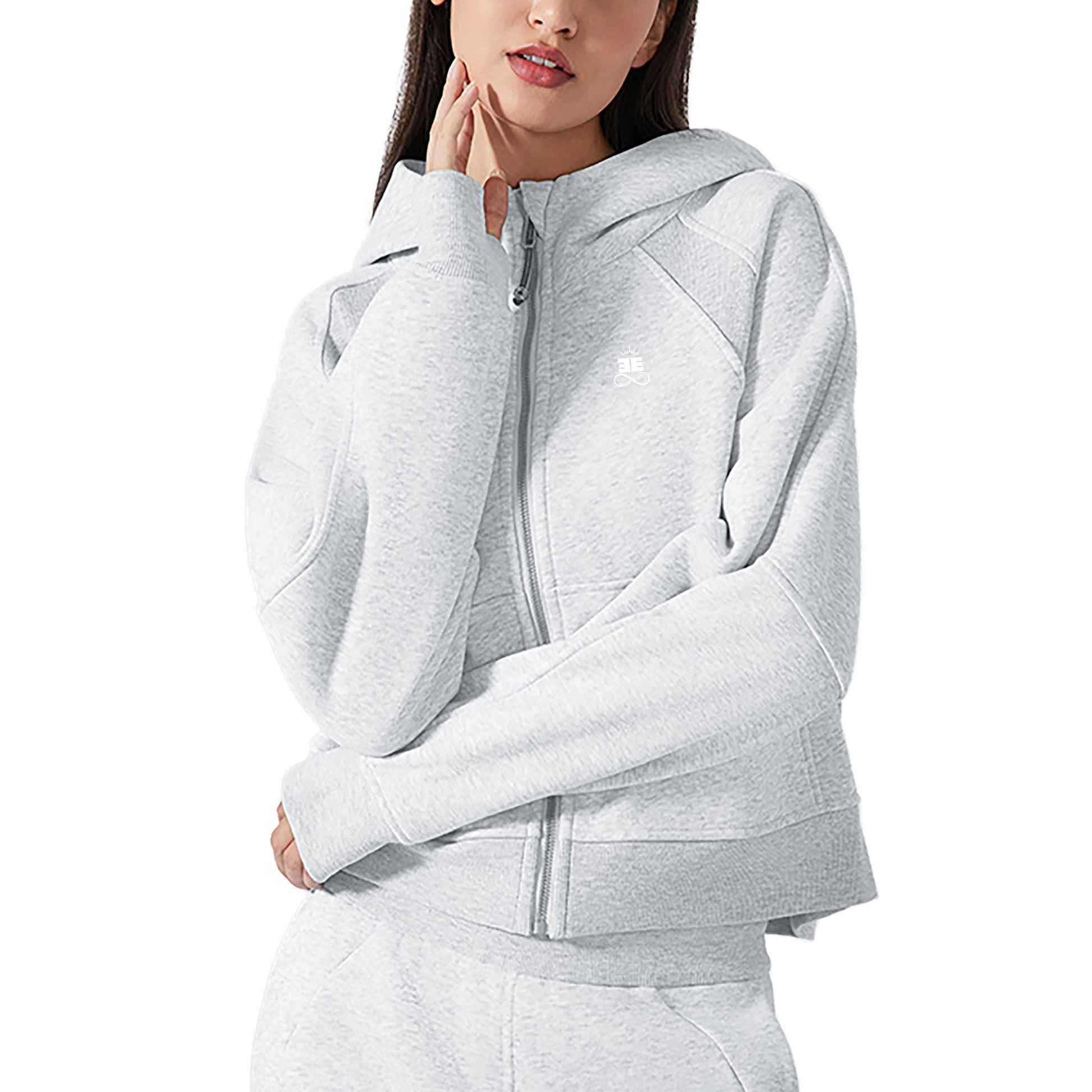 ESSNTIAL ELEMNTS Women's 320G Crop Street Hoodie - Essntial Elemnts