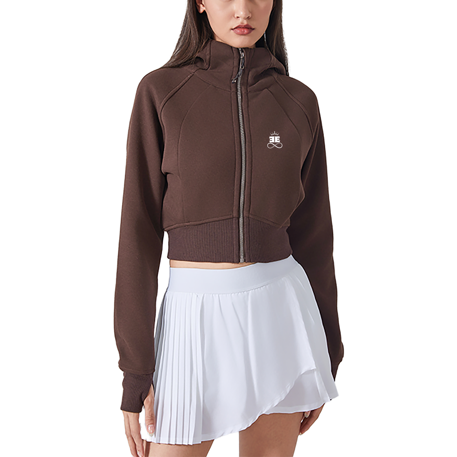 ESSNTIAL ELEMNTS Women's 320G Crop Street Hoodie - Essntial Elemnts