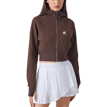 ESSNTIAL ELEMNTS Women's 320G Crop Street Hoodie - Essntial Elemnts