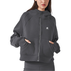 ESSNTIAL ELEMNTS Women's 320G Crop Street Hoodie - Essntial Elemnts