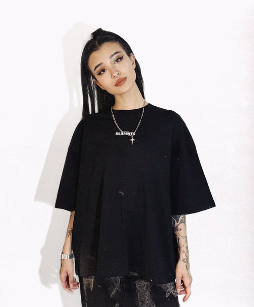 EE x LETTA Unisex 230G Classic Boxy Tee - Essntial Elemnts