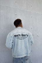 ESSNTIAL ELEMNTS WH Unisex 385G Vintage Wash Zip Denim Jacket - Essntial Elemnts