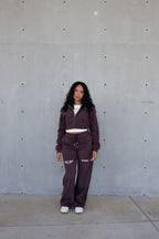 ESSNTIAL ELEMNTS WH Women's 350G Soft Straight-Leg Sweatpants - Essntial Elemnts