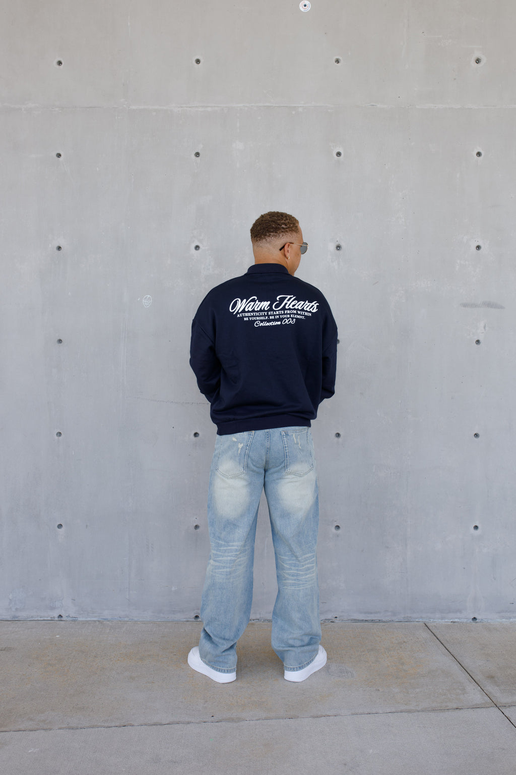 ESSNTIAL ELEMNTS WH 445G Heavyweight Fleece Polo Sweatshirt - Essntial Elemnts