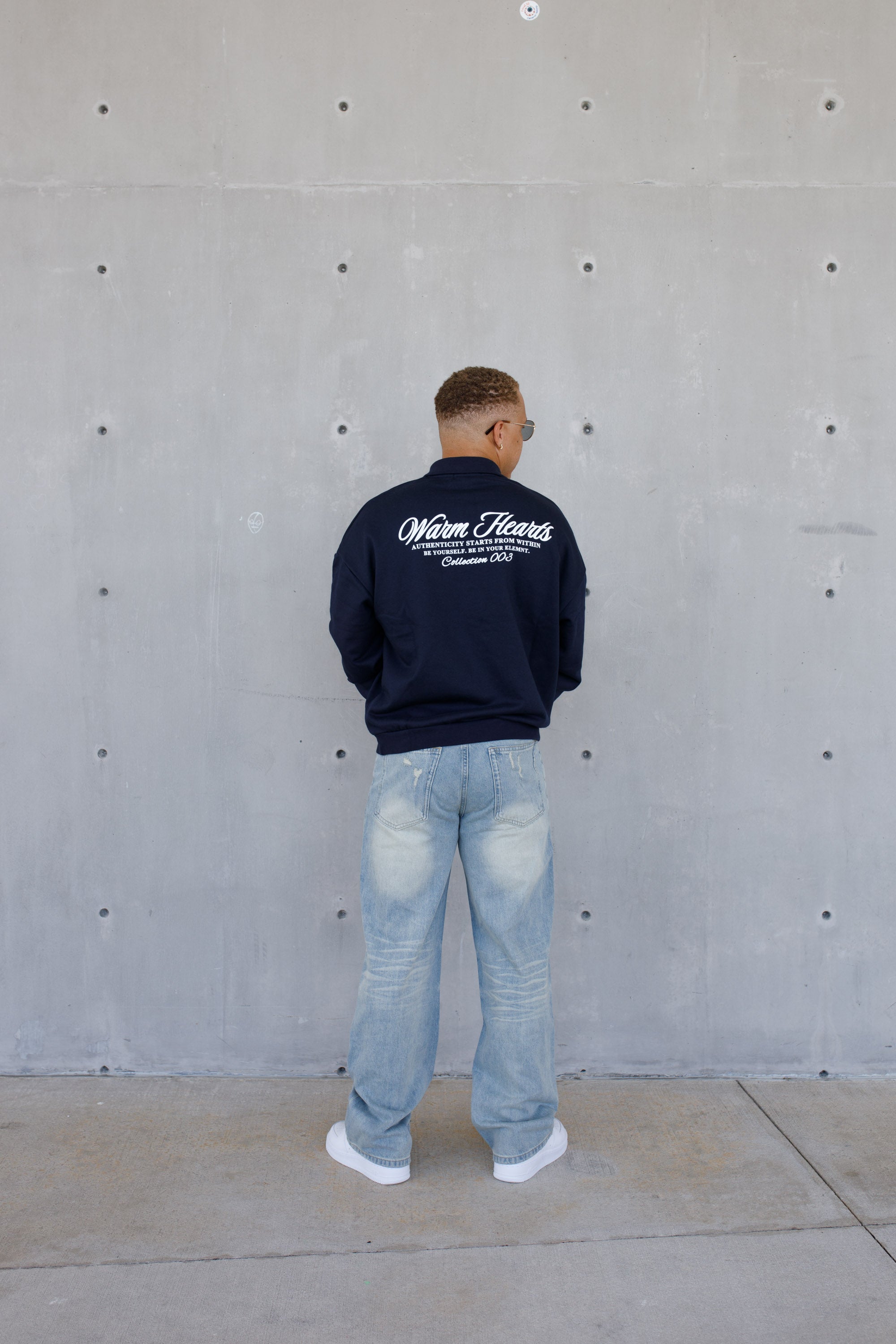 ESSNTIAL ELEMNTS WH 445G Heavyweight Fleece Polo Sweatshirt - Essntial Elemnts