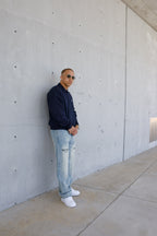 ESSNTIAL ELEMNTS WH 445G Heavyweight Fleece Polo Sweatshirt - Essntial Elemnts