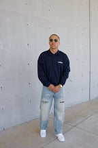 ESSNTIAL ELEMNTS WH 445G Heavyweight Fleece Polo Sweatshirt - Essntial Elemnts