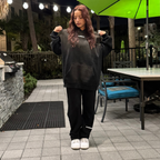 ESSNTIAL ELEMNTS Unisex 375G Faded Wash Fleece Hoodie - Essntial Elemnts