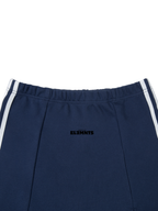 ESSNTIAL ELEMNTS Women’s 340G Contrast Side-Stripe Slit Street Skirt - Essntial Elemnts