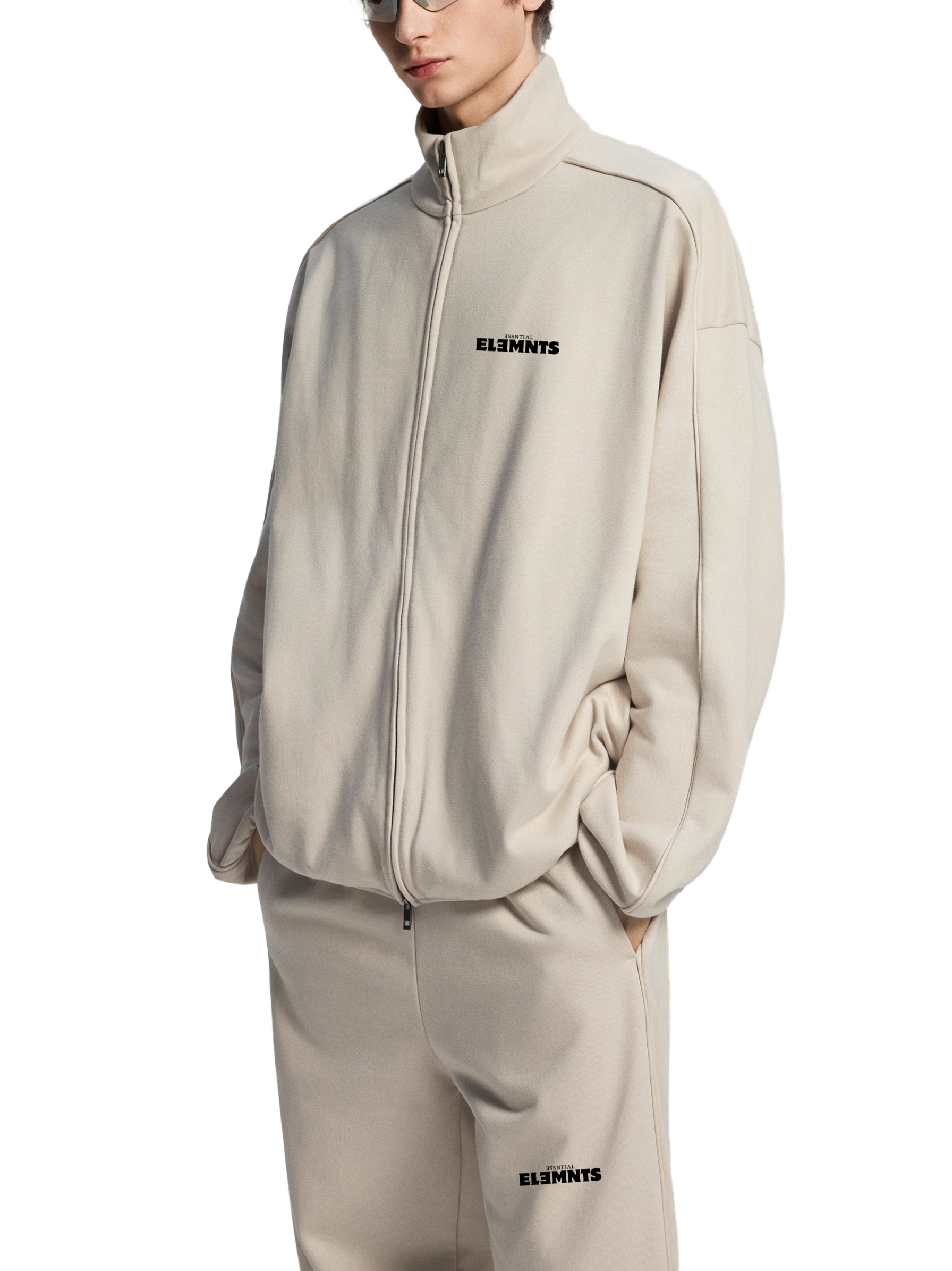 ESSNTIAL ELEMNTS Unisex 445G Heavyweight Stand-Collar Jacket - Essntial Elemnts