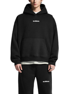 ESSNTIAL ELEMNTS Unisex 345G Oversized Boxy Fit Fleece Hoodie - Essntial Elemnts