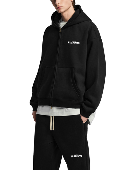 ESSNTIAL ELEMNTS Unisex 345G Fleece Boxy Street Hoodie