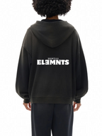 ESSNTIAL ELEMNTS Unisex 420G Frayed Washed Hoodie - Essntial Elemnts