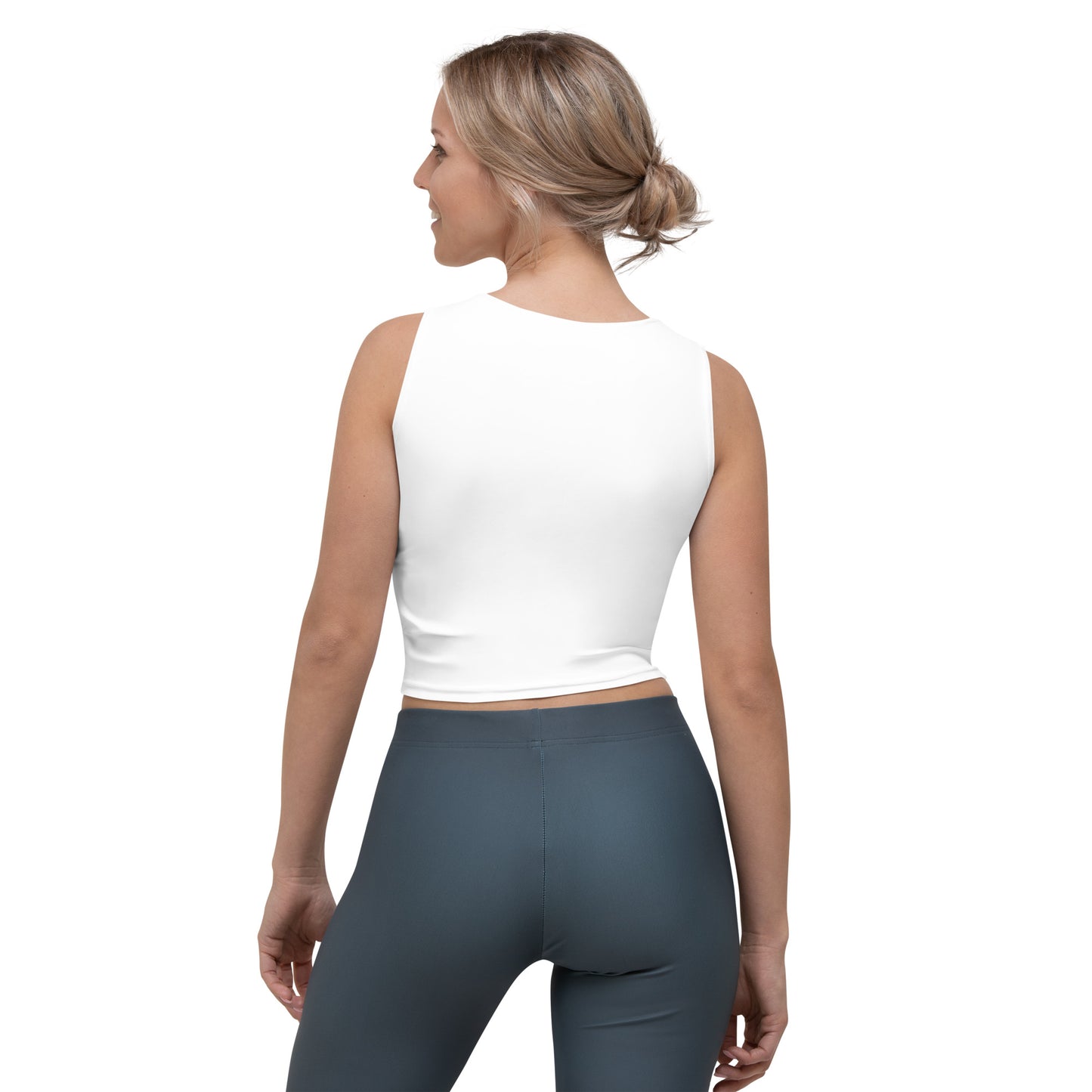 ƎSSNTIΛL ELƎMNTS Seamless Fit Body-Hugging Crop Top