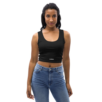 ƎSSNTIΛL ELƎMNTS Seamless Fit Body-Hugging Crop Top