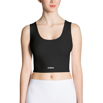 ƎSSNTIΛL ELƎMNTS Seamless Fit Body-Hugging Crop Top