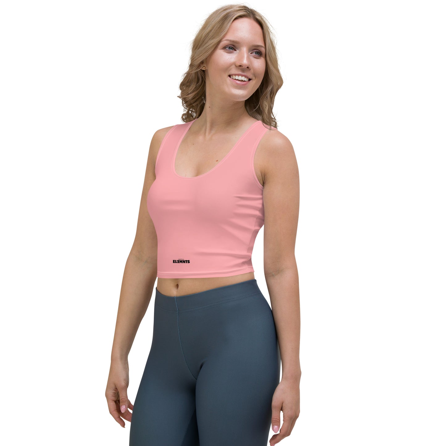 ƎSSNTIΛL ELƎMNTS Seamless Fit Body-Hugging Crop Top