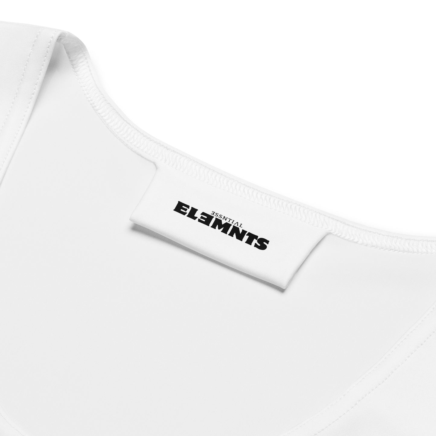 ƎSSNTIΛL ELƎMNTS Seamless Fit Body-Hugging Crop Top