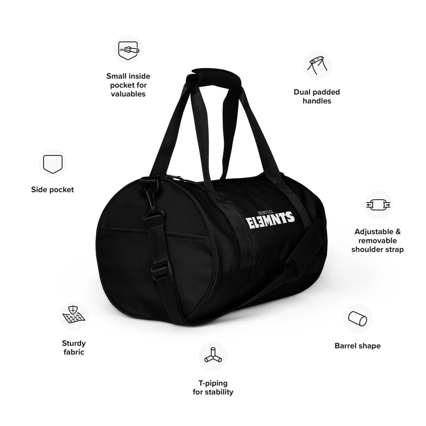 ƎSSNTIΛL ELƎMNTS Street Utility Medium Duffel Bag