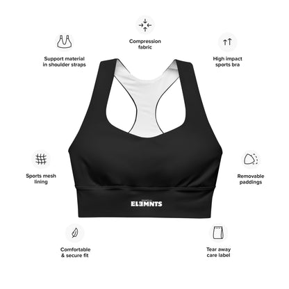 ƎSSNTIΛL ELƎMNTS ActiveFit Longline Sports Bra