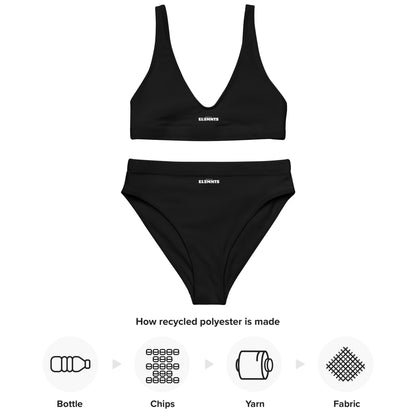 ƎSSNTIΛL ELƎMNTS SwimFit Rec. High-Waisted Bikini