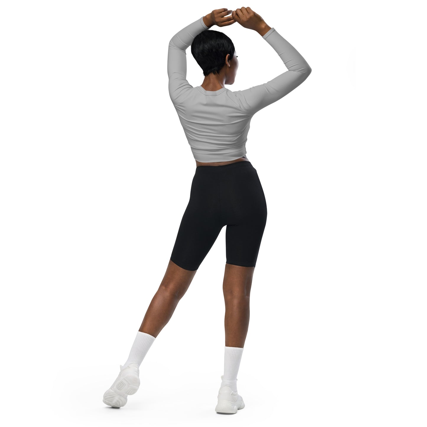 ƎSSNTIΛL ELƎMNTS ActiveFit Recycled Long-Sleeve Crop Top