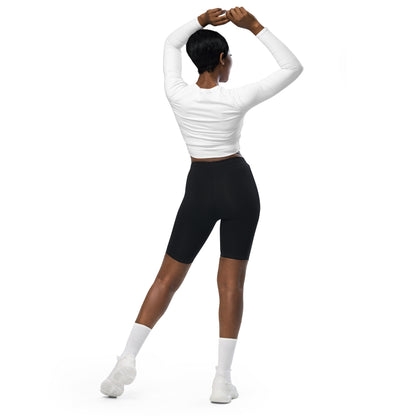 ƎSSNTIΛL ELƎMNTS ActiveFit Recycled Long-Sleeve Crop Top