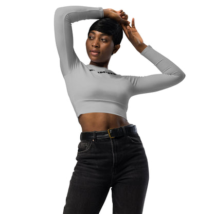 ƎSSNTIΛL ELƎMNTS ActiveFit Recycled Long-Sleeve Crop Top