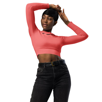 ƎSSNTIΛL ELƎMNTS ActiveFit Recycled Long-Sleeve Crop Top