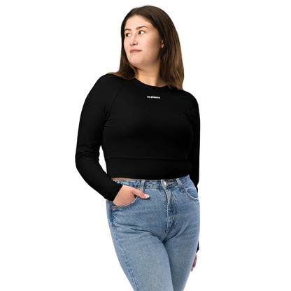 ƎSSNTIΛL ELƎMNTS ActiveFit Recycled Long-Sleeve Crop Top