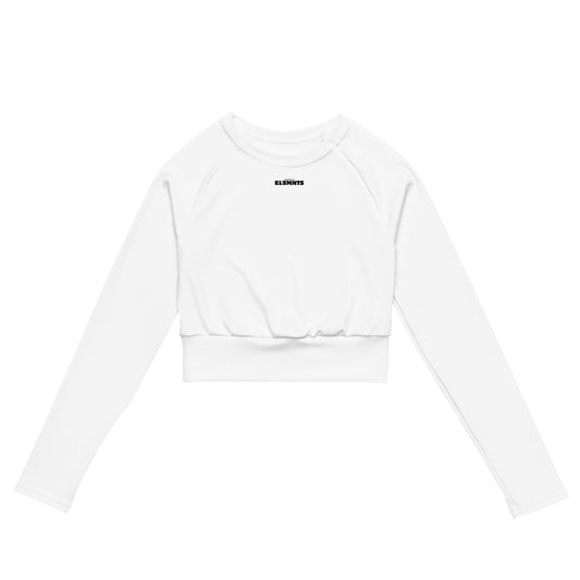 ƎSSNTIΛL ELƎMNTS ActiveFit Recycled Long-Sleeve Crop Top