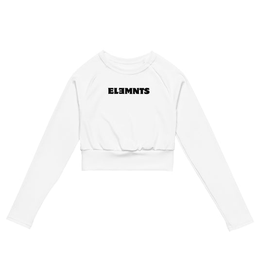 ƎSSNTIΛL ELƎMNTS ActiveFit Recycled Long-Sleeve Crop Top