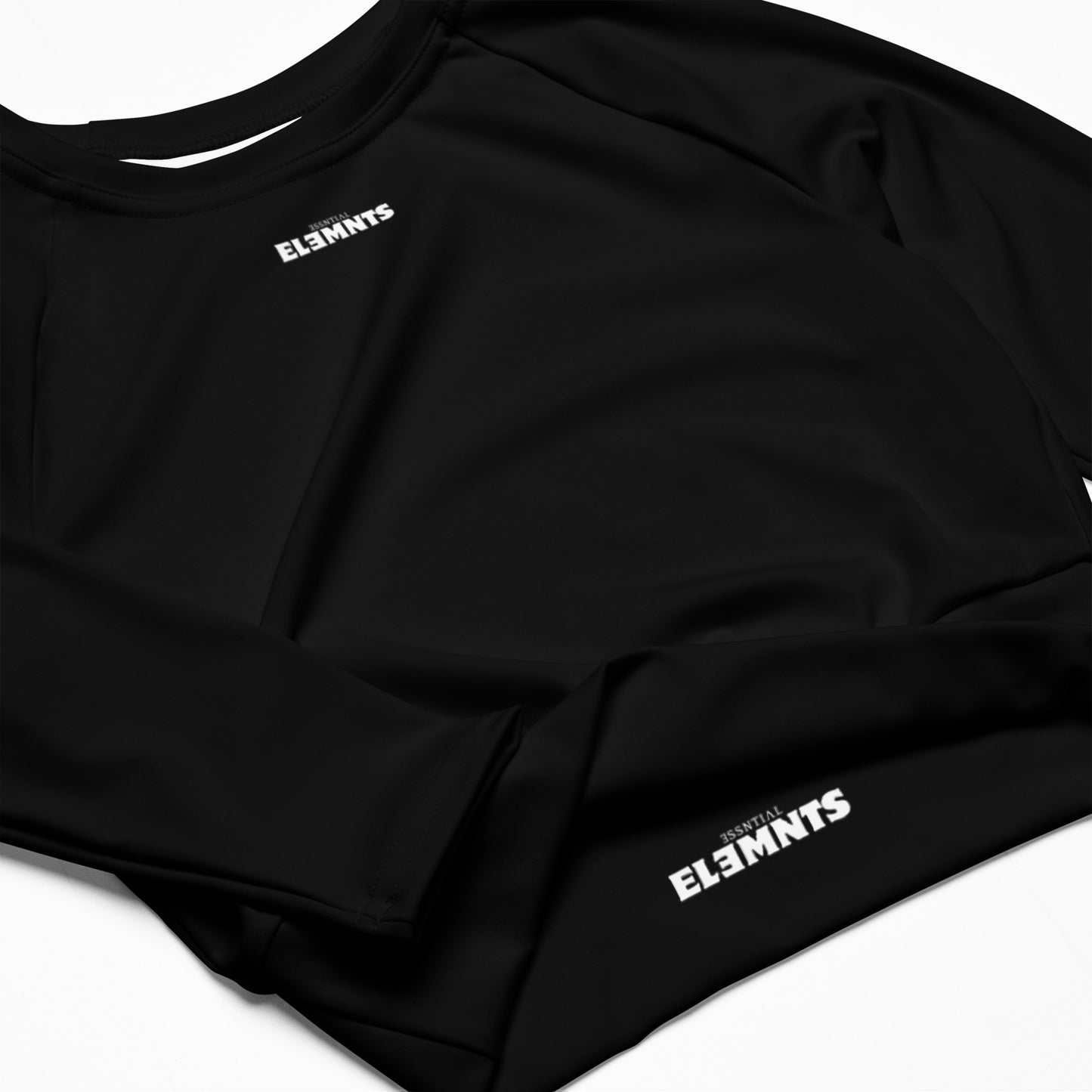 ƎSSNTIΛL ELƎMNTS ActiveFit Recycled Long-Sleeve Crop Top