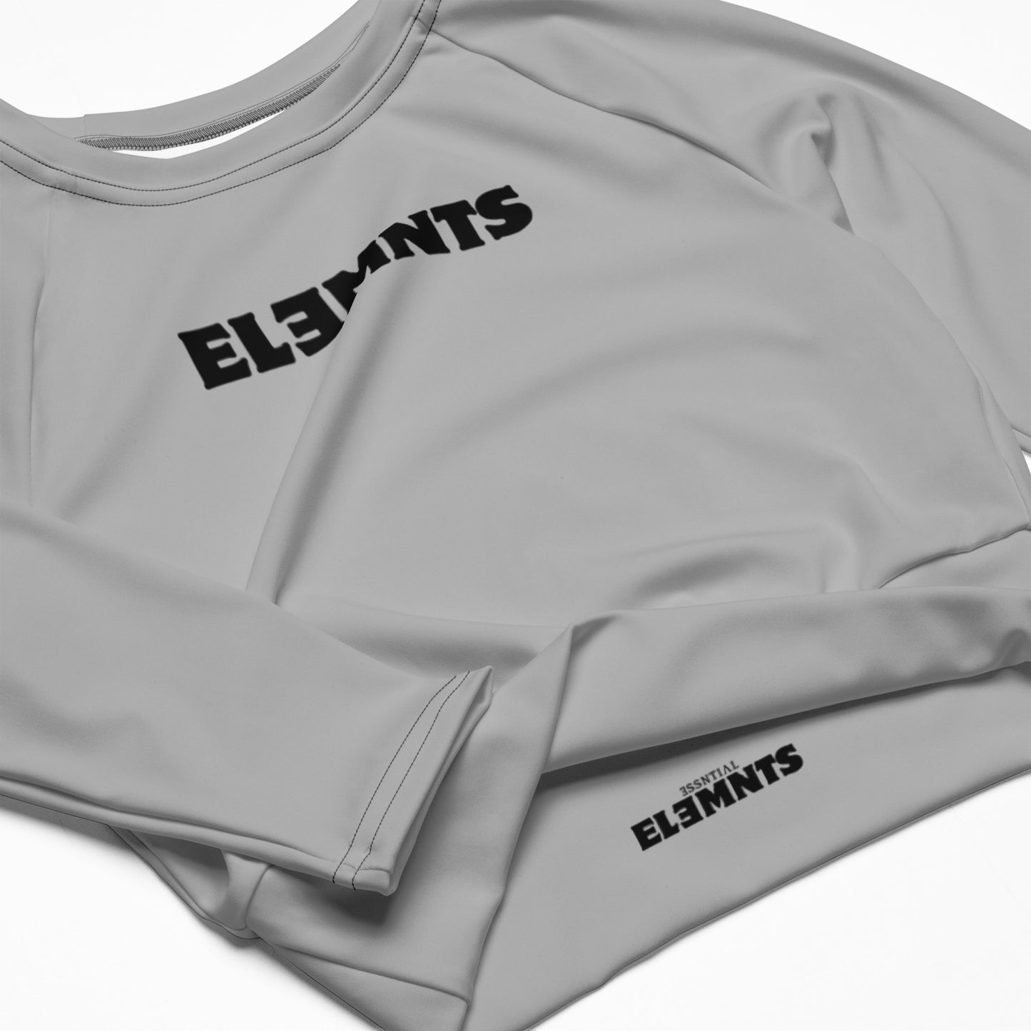 ƎSSNTIΛL ELƎMNTS ActiveFit Recycled Long-Sleeve Crop Top