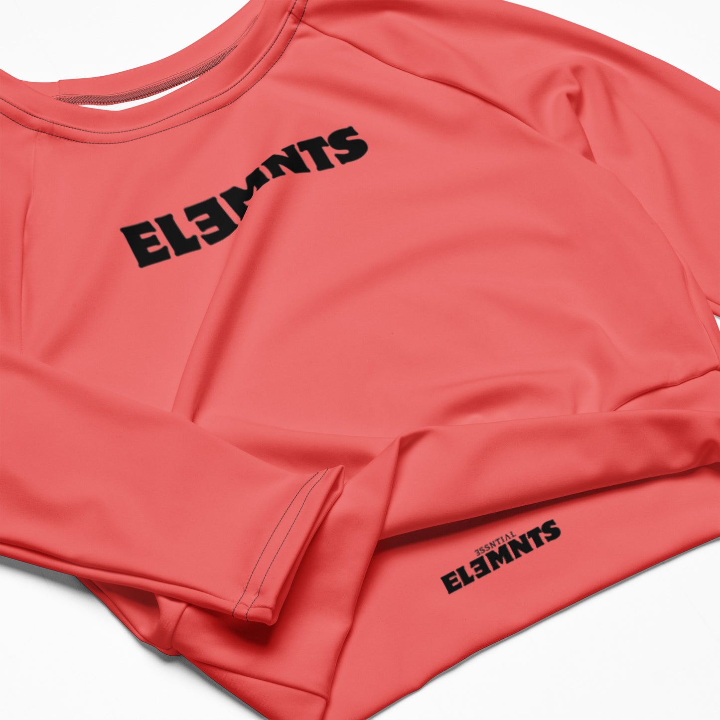 ƎSSNTIΛL ELƎMNTS ActiveFit Recycled Long-Sleeve Crop Top