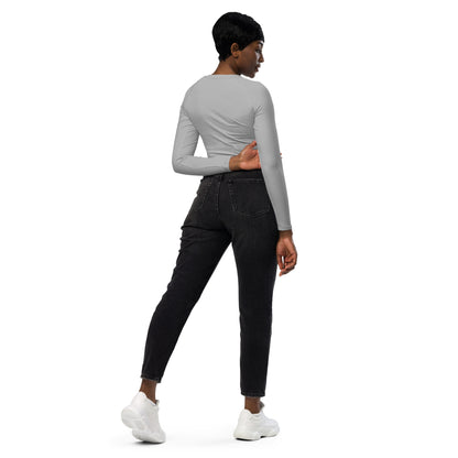 ƎSSNTIΛL ELƎMNTS ActiveFit Recycled Long-Sleeve Crop Top