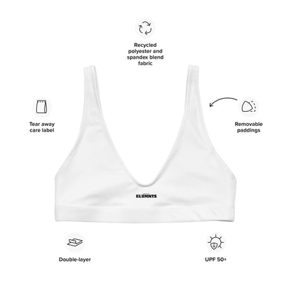 ƎSSNTIΛL ELƎMNTS SwimFit Recycled Padded Bikini Top