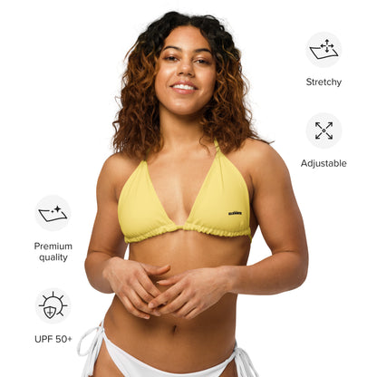 ƎSSNTIΛL ELƎMNTS SwimFit Recycled String Bikini Top