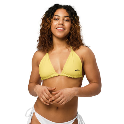 ƎSSNTIΛL ELƎMNTS SwimFit Recycled String Bikini Top