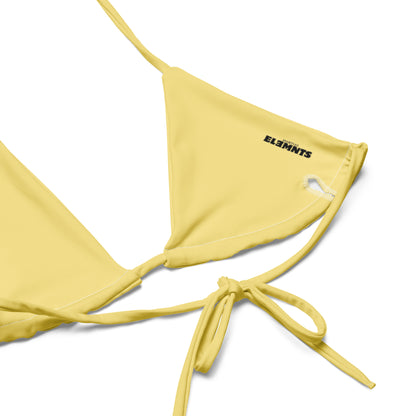 ƎSSNTIΛL ELƎMNTS SwimFit Recycled String Bikini Top