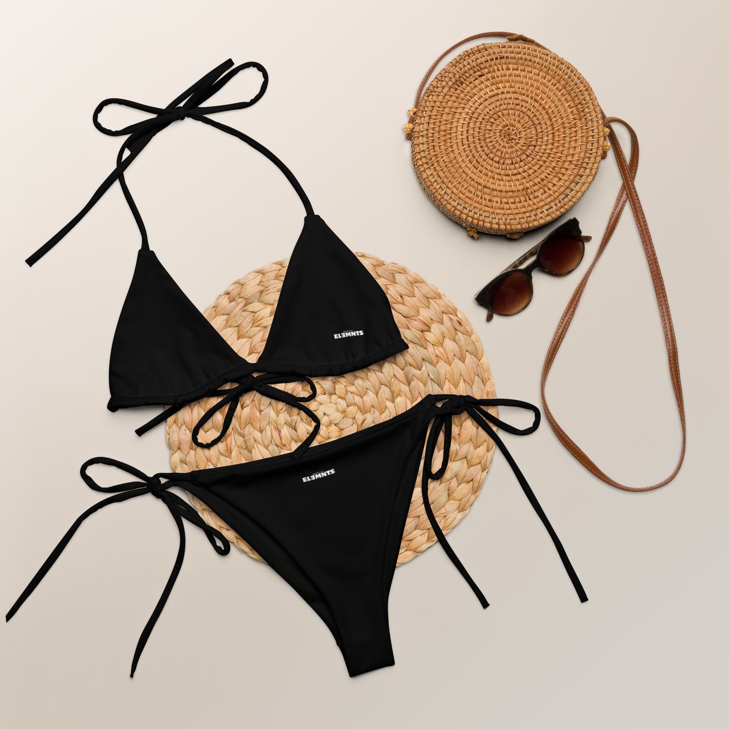 ƎSSNTIΛL ELƎMNTS SwimFit Recycled String Bikini Set