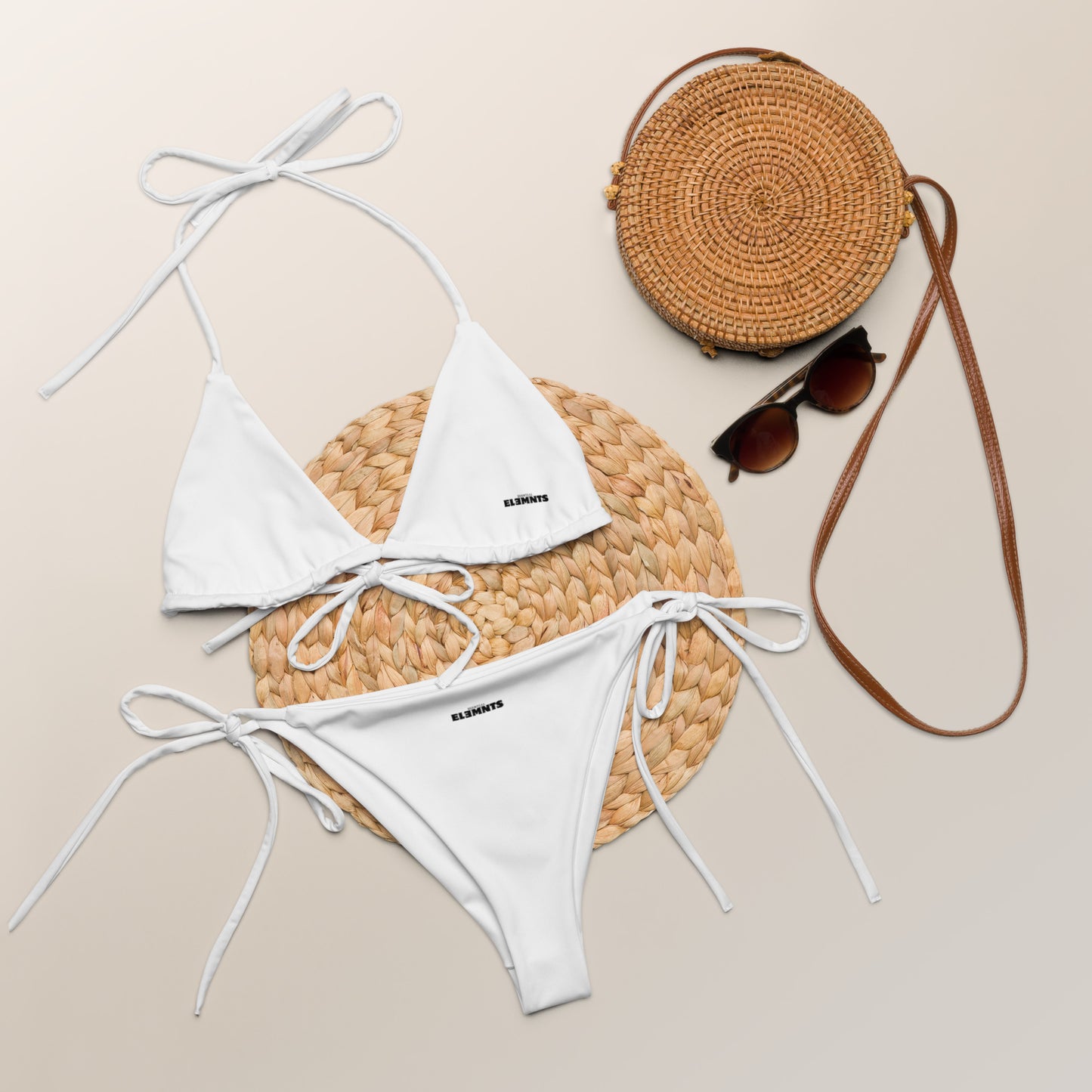 ƎSSNTIΛL ELƎMNTS SwimFit Recycled String Bikini Set