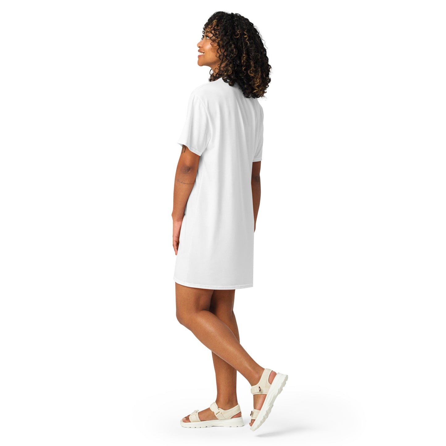 ƎSSNTIΛL ELƎMNTS Seamless T-shirt Dress