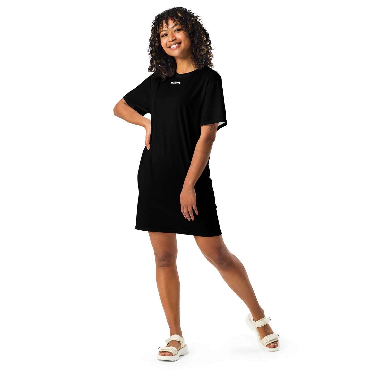 ƎSSNTIΛL ELƎMNTS Seamless T-shirt Dress