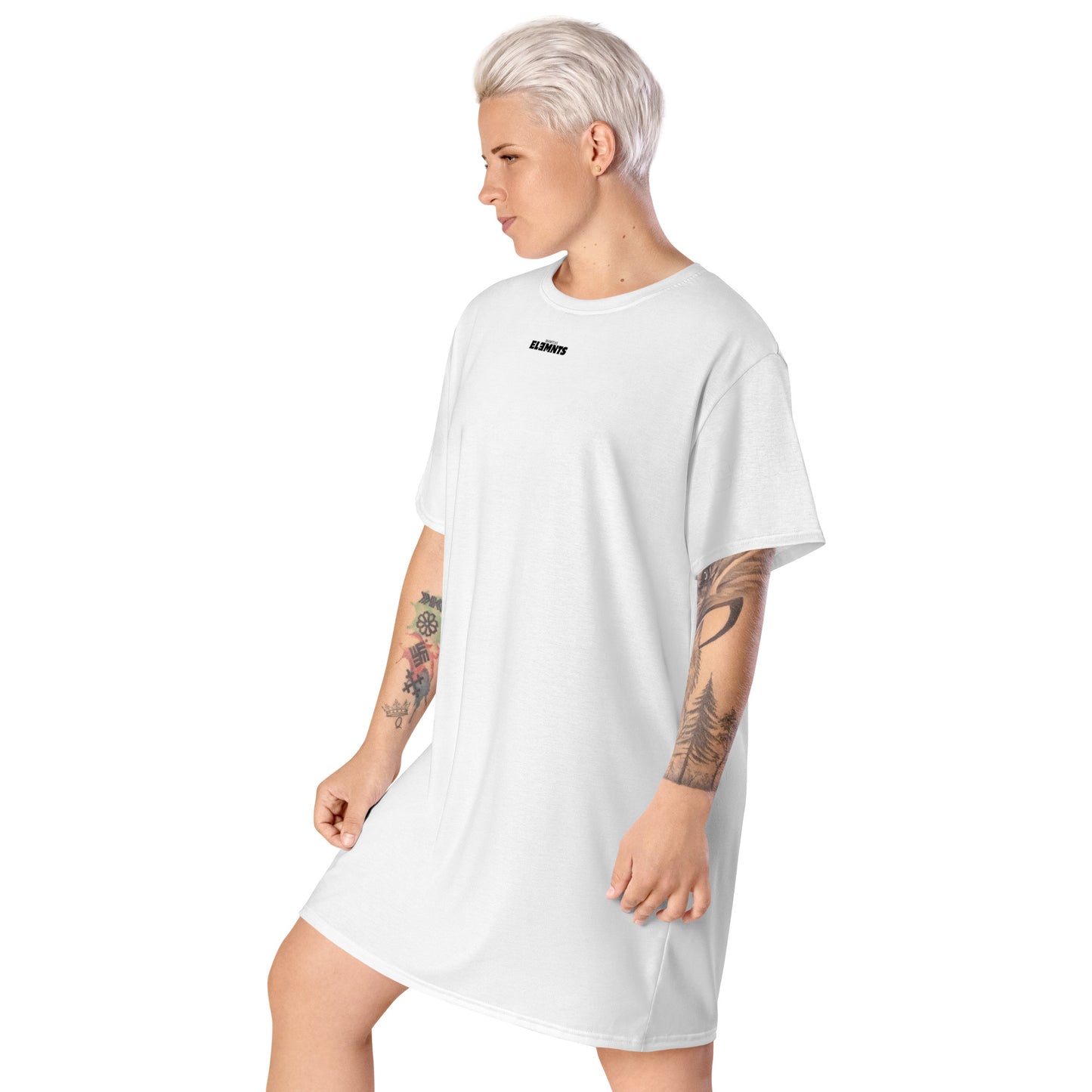 ƎSSNTIΛL ELƎMNTS Seamless T-shirt Dress