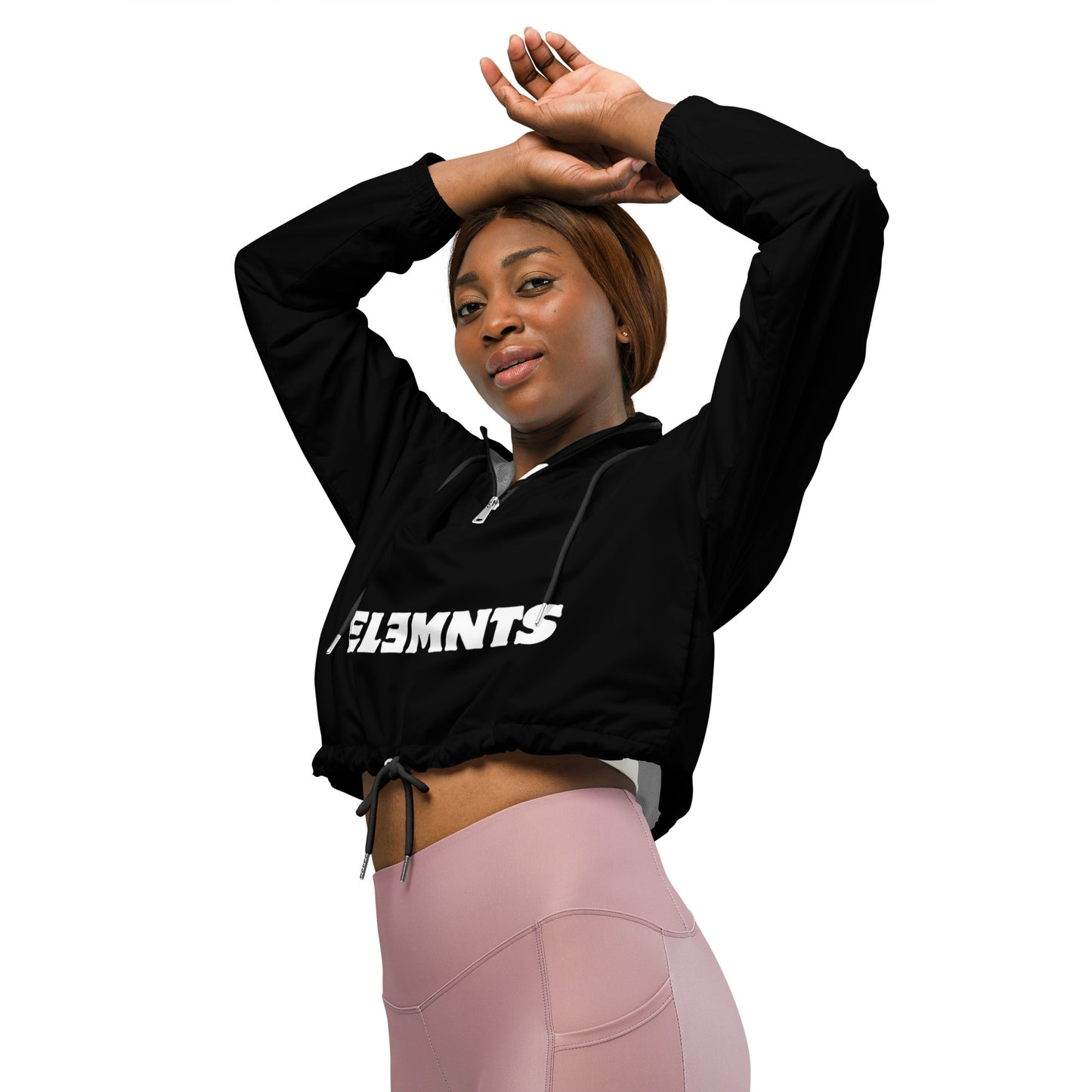 ƎSSNTIΛL ELƎMNTS ActiveFit Women’s Cropped Windbreaker