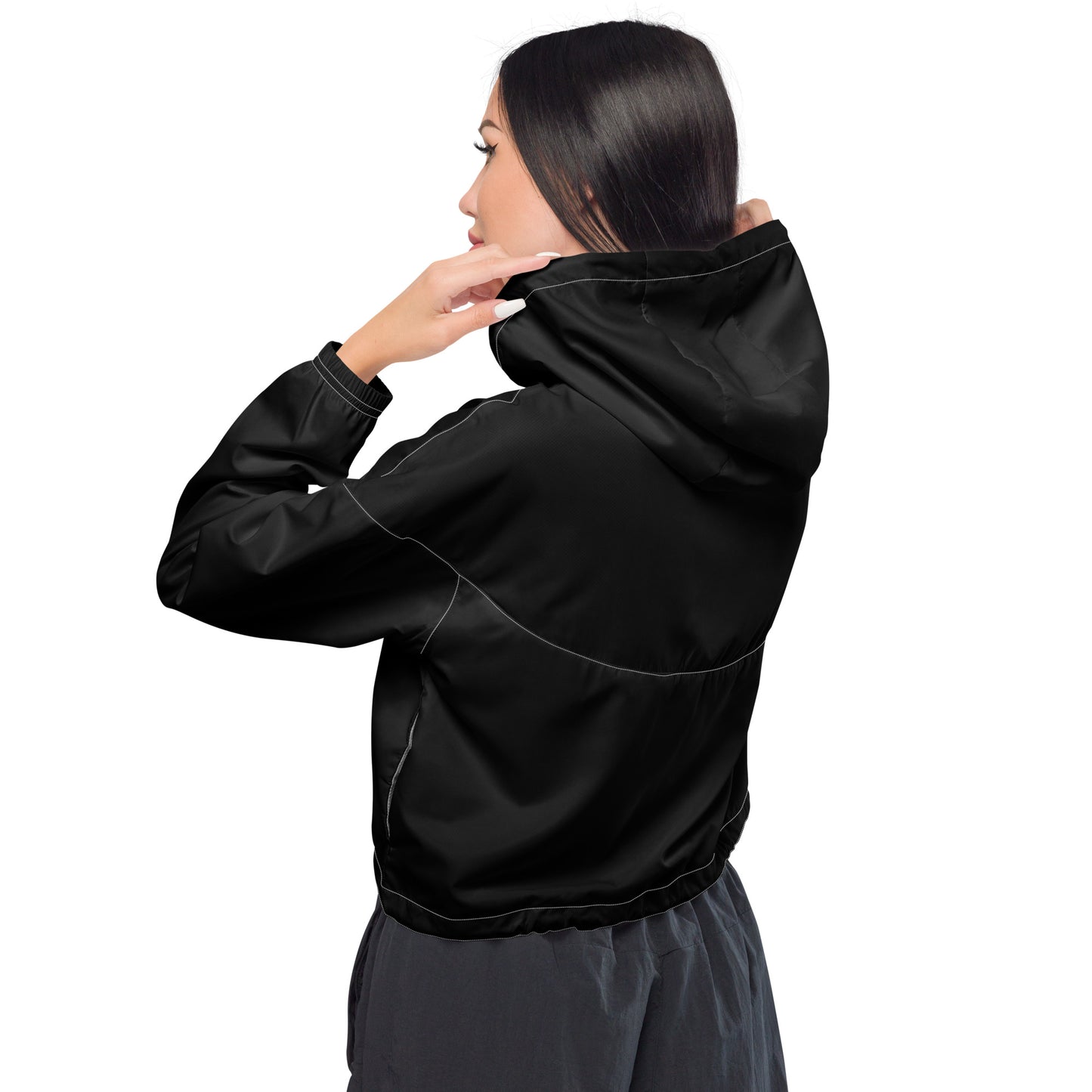 ƎSSNTIΛL ELƎMNTS ActiveFit Women’s Cropped Windbreaker