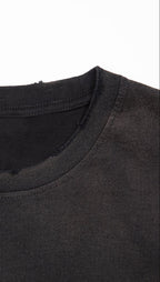 ESSNTIAL ELEMNTS Vintage Wash Frayed Unisex Tee - Essntial Elemnts